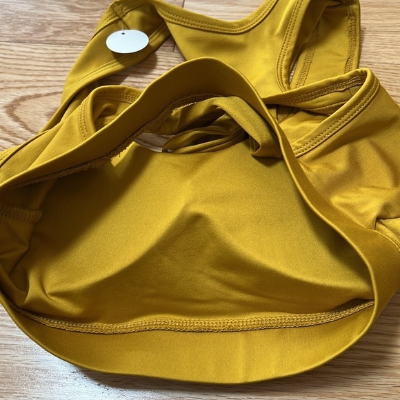 New! Shadow Sport medium mustard padded sports bra. - Picture 7 of 9